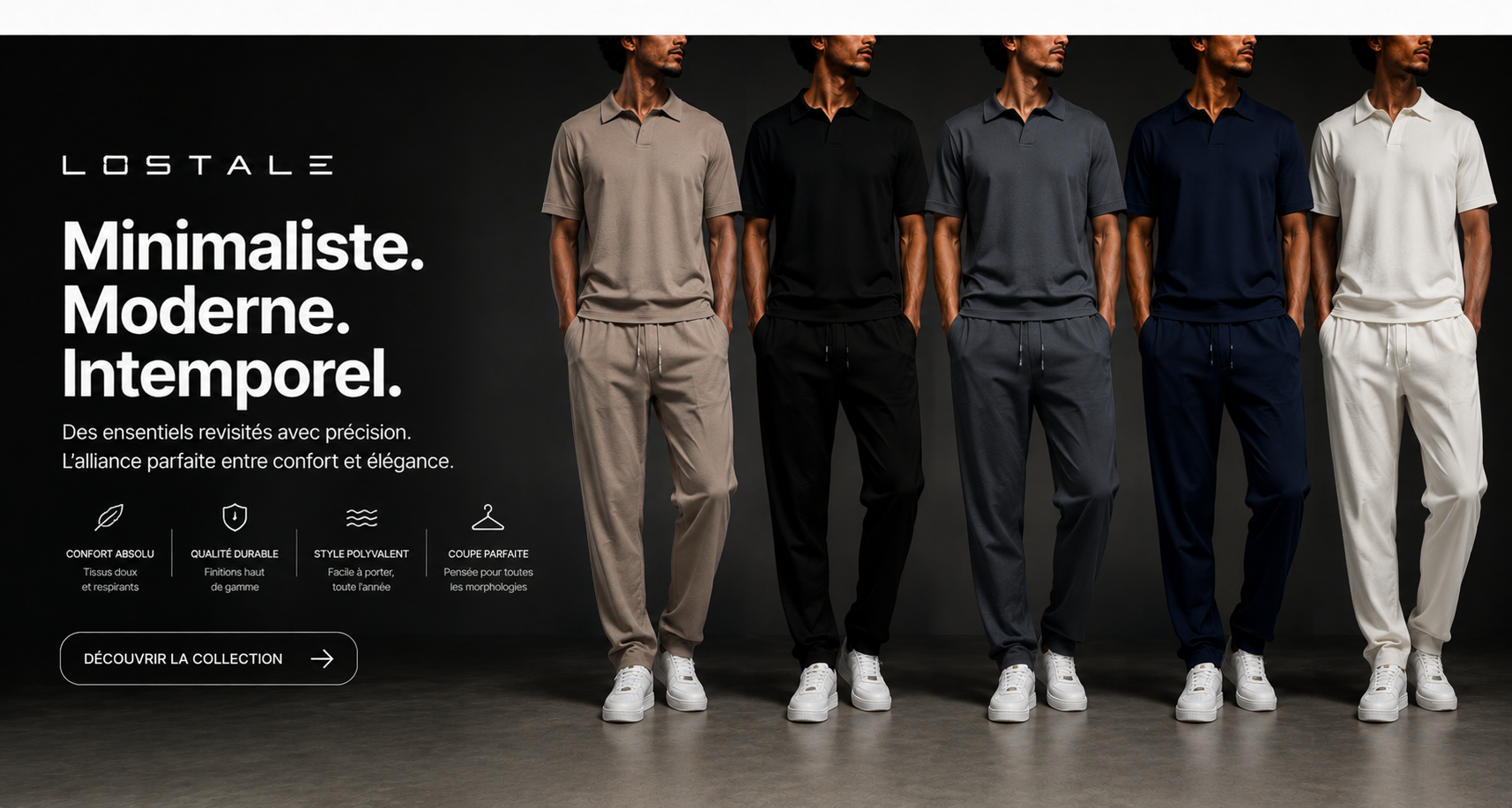 LOSTALE — Minimaliste. Moderne. Intemporel.