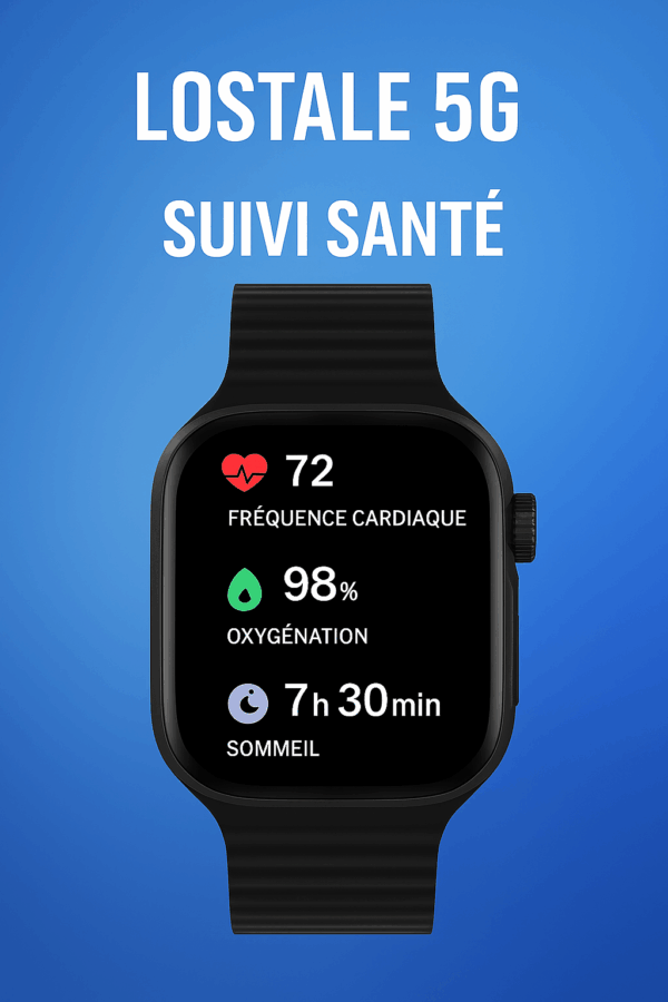 Montre connectée Lostale 5G carte sim wifi camera – Image 3